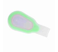 Haofy LED Running Light Backpack Clip Safety Lamp for Night Running Hiking Jogging - Durable ABS Silicone Design, Waterproof, Red/Yellow/Orange/Green, Lightweight 44g (Green)