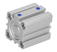 Haofy Lightweight Aluminum Air Cylinder Thin Double Acting Pneumatic Components for Manipulators, 25mm Bore (SDA25*25)