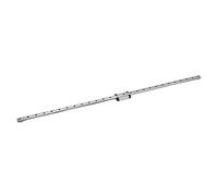 Haofy Linear Slide Rail Auto Centering Steel Rail Guide for High Speed Sliding, Low Noise, 400mm
