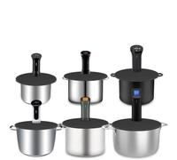 Haofy Long-term Cooking with Excellent Fit Silicone Sous Vide Lid for Anova Compatible Stock Pots, Bonus Water Sloshing Sound, Adequate Seal Crafted, Compatible, Ensure It Suits Your