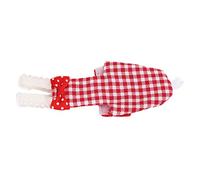 Haofy Macaw Adjustable Strap Bird Diaper, Cotton Cloth Flight Suit with Inner Pocket, Soft Comfortable Red Plaid, M Size for Parrots Budgies (S Red Grid)
