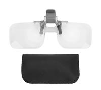 Haofy Magnifying Glass 2X Magnifier Clip On Jewelers Loupe Small Magnify Glasses Suitable for The Elderly Reading Books and Close Range Work
