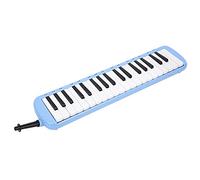 Haofy Melodica 37 Keys Keyboard Wind Musical Instrument for Beginner -proof Training, ABS Material with Wind Tube and Mouthpiece, Portable and Easy to Play, Suitable for Children (Blue)