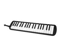 Haofy Melodica 37 Keys Keyboard Wind Musical Instrument for Professional Training for Beginners - Easy to Learn and Play - Portable Melodica Blowpipe Kit Suitable for Children ABS Material (Black)