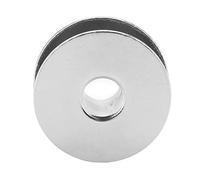 Haofy Metal Sewing Bobbins Durable for Universal Industrial Machines 100pcs for Yarn Spools, Metal Bobbin Spools for Sewing Machine, 270010 with Holes (Iron 2)