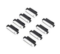Haofy Metal Watch Band Adapter with Needle, for Fit for Smart Watch Connector 18-22mm Black, Replaceable Stainless Steel Converter Set with Screw Rod Link Bar Tool for T-Rex2 Basic