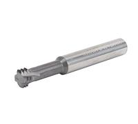 Haofy Milling Cutter 3-Tooth Tungsten Steel Spiral Router Bit CNC Cutting Tool for Metalworking 60mm Length