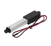 Haofy Mini Electric Linear Actuator Compact Small Motion DC12V 50mm Stroke for Robot, IP54, Noise ≤55dB, Aluminium Alloy Material for Window Opener (Thrust 30N Speed 30mm/s)