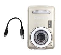 Haofy Mini HD Digital Video Camera Camcorder with 16x Zoom Outdoor, 16MP Photos, 720P Videos, Fill Light, for Travelers, Material (Gold)