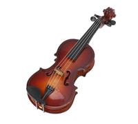 Haofy Miniature Violin Model Exquisitely Handcrafted Wooden Musical Instrument Ornament for Refrigerator Cabinet Metal Plate Decoration with Secure Attachment