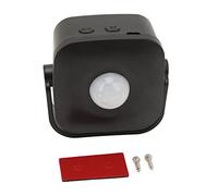Haofy Motion Sensor Input Greeting Doorbell Infrared Alarm for Shop Black Wall Mounted
