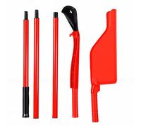 Haofy Multi Angle Gutter Cleaning Tools from the Ground Aluminum Gutter Cleaner Tool Easy Assemble and Disassemble for Rain Cleaning and Leaf Removal from Guard