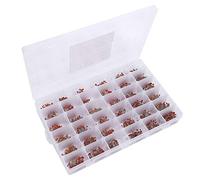 Haofy Multilayer Ceramic Capacitor Assortment Durable Long Service Life for Electronic Components 3600Pcs 36 Specifications In-Line 1pF-100nF 50V
