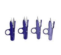 Haofy Multipurpose Stainless Steel Scissors Pack of 4 Fabric Scissors Comfort Grip Sharp Precision Blades Sewing Supplies for Office Home School Sewing and Crafts