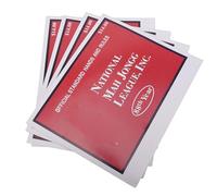 Haofy National MahJongg League Mahjong Standard Size Cards Four Pack Bundle, Official Hands and Rules for Mahjong