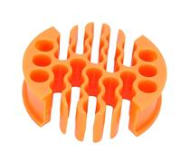 Haofy Network Cable Organizer for CAT 5 CAT 5E 6 Shielded Wires Supports Up to 30 Cables Easy Management Suitable for Home Office Data Center (Orange)