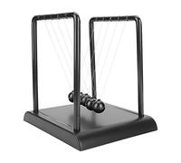 Haofy Newton's Cradle Steel Balance Balls Pendulum Toys for Education House Decoration, Plastic + Steel, 7 X 5.8 X 7.1in