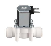 Haofy Normally Closed Solenoid Valve, Electric Water Control with Quick Connector 0 to 176°F 2.9 to 116 PSI for Home Irrigation Industrial Automation Projects Reliable Management (AC220V)