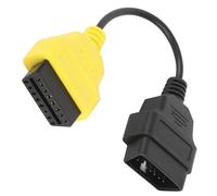 Haofy OBD2 Scanner Connection Adapter for ECU, Easy to Use with a Yellow Connection, Ideal for Professional Mechanics