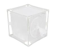 Haofy Observation Cage 12x12x12 Inch Reinforced PVC Mesh for Greenhouse Use and Breeding - Reusable Lightweight with Secure Zip Closure for Classroom Outdoor (Sleeve Shaped)