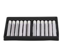 Haofy Oil Pastels Set, White Oil Painting Sticks 12 Pieces, Easy Color Drawing Tools for Blending Layering and Sketching, for Artists Adults Kids Classroom Portrait Use