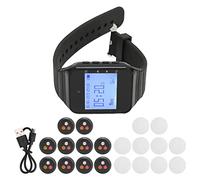 Haofy Patient Pager System, 10 Pagers Wireless Calling System Watch Receiver for Office