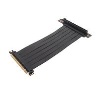Haofy PCIE 3.0 X16 Riser Cable, Plug and Play High Speed Bendable Flexible 90 Degree GPU Extension Cable for PC (20cm)