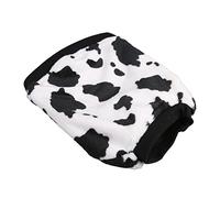 Haofy Pet Milk Cow Print Clothes, Soft Polyester Cotton Dog Winter Apparel for Small to Large Dogs for Outdoor Activities (M)