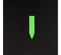 Haofy Plastic Plant Tags 100Pcs Garden Seed Markers Nursery Seedling Labels Easy Writing Reusable Name Stakes Vegetables Pots Indoor Outdoor Gardening Supplies Gifts Women Men (5x1cm Green)