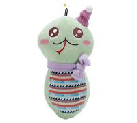 Haofy Plush Funny Puppy Toy Crinkly Squeaky Dog Toy for Chewing Fetching Tugging Supports Active Play Safe Chew Toy for Training Rewarding Keeping Dogs Company During Playtime (Green)