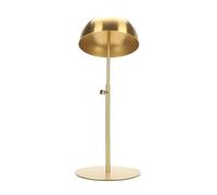 Haofy Portable Adjustable Stainless Steel Hat Display -standing Stand Dimensional Design Has Holder for Baseball Caps, Lace Caps and More (Gold)