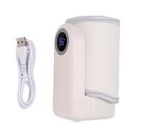 Haofy Portable Bottle Warmer Sleeve USB Rechargeable 10000mAh Fast Heating Baby Milk Warmer Wrap Cordless Universal Fit for Breastmilk for Night Feeds Travel Outdoors Car Rides