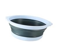 Haofy Portable Foldable Pelvis for Facial Washing System, Laundry, Flat Dive, Thickened Plastic Wash Basin for the Trip, Light and Multifunctional Use (XL 39x39x12.5cm / 15.4x15.4x4.9in)