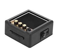 Haofy Portable Guitar Bass Amplifier Compact Speaker for Musicians 3W Power Output Delivers Clear Sound for Guitar and Bass Tone Control Fine-Tunes Personal Style 4.9x2.4x4.9 Inches