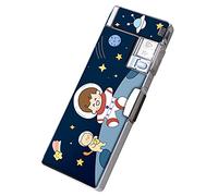 Haofy Portable Pencil Bag Large Capacity Dual-Sided Design Fits 30 Pens Magnetic Closure Cartoon Pattern for Students School Office Use (#2)