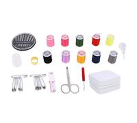 Haofy Portable Sewing Kit,11 Threads, 30 Needles, Pins, Seam Ripper, Thimble, Includes Scissors, Tape Measure, Threader, Storage Case for Travel, Home, Camping, with 10 Pins, 1