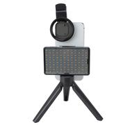 Haofy Portable Wireless LED Mobile Phone -cell Phone Filling Light with Adjustable Color Temperature for Live Streaming, Rechargeable Fill Light for Photographers and Beauty Enthusiasts