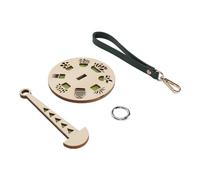 Haofy Portable Wrist Yarn Holder, Mini Minder Wood Twirling Mechanism for Hats Cardigans Sweaters Socks Blankets, Easily Fits in Your Knitting Bag, Ensuring a Smooth Crafting