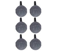 Haofy Precise Bubble Stone Air Aeration Sandstone 25mm for Aquarium Fish Tanks 3 Bags(6 Pcs) Smooth Frosted Material for Oxygenation of Fish Tank