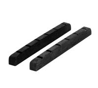 Haofy Premium Bone Guitar Nut for 6 String Electric Guitars Pre Slotted for Quick Setup with 1.65 X 0.18 X 0.14 Inches Size Ideal for Musicians Enhancing Tone and Playability (Black)