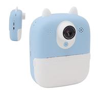 Haofy Print Camera for Kids 2.4-inch 1080p HD Dual Lens with Face Recognition - Thermal Photo Printing 5-Second Timer USB Rechargeable for Home Travel Family Moments (Blue)