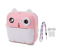 Haofy Print Kids Camera 24MP with 1080P Video - Mini Thermal Printer Camera 2.4in Display USB Rechargeable for Toddlers Birthday (Pink)