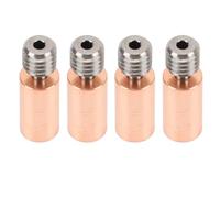 Haofy Professional 3D Printer All Metal Heatbreak Upgraded Alloy & Copper Throat Rohr Replacement Kit, 4PCS 3D Printing Accessories (for Sidewinder X1)