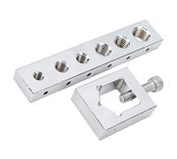 Haofy Professional Metal Nut and Screw/Fastener Safety Wire Drill Jig Tool Set, Lockwire Guide for M6 M8 M10 M12 Thread Sizes, High Hardness Cross Drilling Tool for Machinery Repair