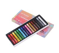 Haofy Professional Soft Oil Pastels 16 Colors Set, Vibrant Smooth Blending Art Supplies for Drawing Illustration and Painting, Ideal for Artists Beginners and Students