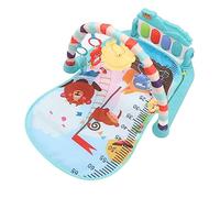 Haofy Promote Early Education Soft and Breathable Infant Gym Play Mat Multifunctional Kick Piano for Sensory Exploration Comfortable Tummy Time Surface Easy Wipe Clean 29.1x22x16.9 (Small Boat