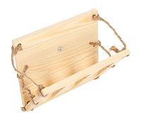 Haofy Raw Hayrack Anti, Feeder Rack, Folding Wooden Pet Grass Stand Manger, Safe Material, No More Mess, Easy to Install and Store, Angled Perfectly, Wide Application for Rabbits, (L)