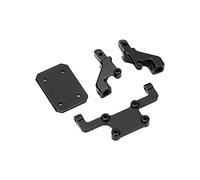 Haofy RC Rear Body Shell Mount Aluminum Rear Body Shell Mounting Kit Lightweight 8g Support Fixing Seat for 1 24 RC Car for Axial SCX24 AXI00002 (Black)