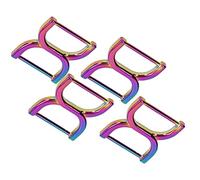 Haofy Replacement D Shape Iron D Rings,20 Pcs 1in Inner Ring, DIY Decoration, Backpack Accessories Replacement, Easy to Use, Strong and Convenient, Enough Quantity to Meet