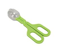 Haofy Reptile Feeding Clamp, ABS Scissor Handle, Poop Scoop Tongs for Gecko, Lizard, Bearded Dragon, Cage Cleaning Tool (Green)
